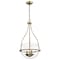 Nuvo Amado 3-Light Pendant 14 in. Vintage Brass Clear Glass 60/7818 - alternate 6